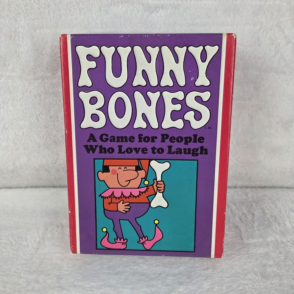 Vintage Funny Bones Card Game COMPLETE Parker Brothers 1968 Classic Humor